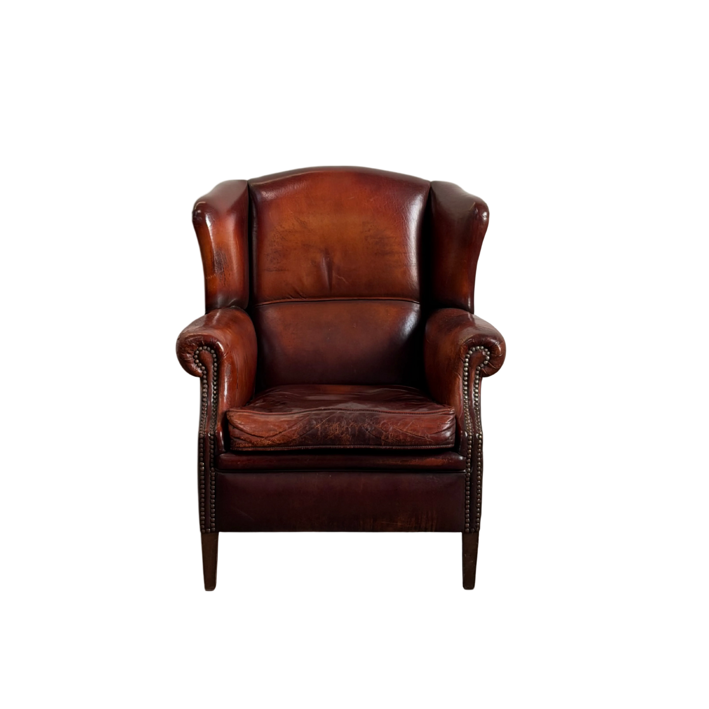 Vintage Danish Leather Lounge Chair