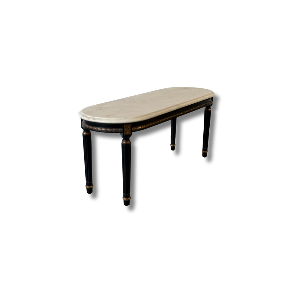 Louis XVI Style Marble Top Low Table
