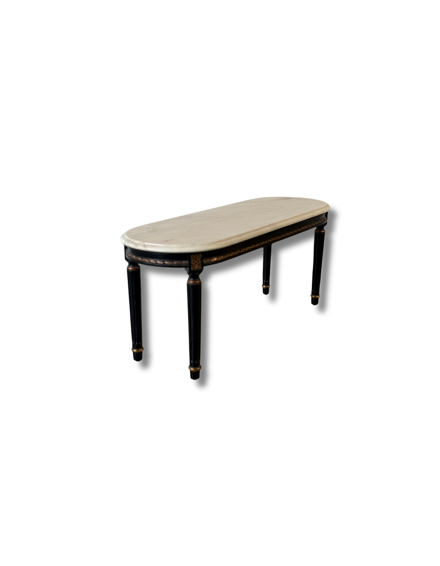 Louis XVI Style Marble Top Low Table