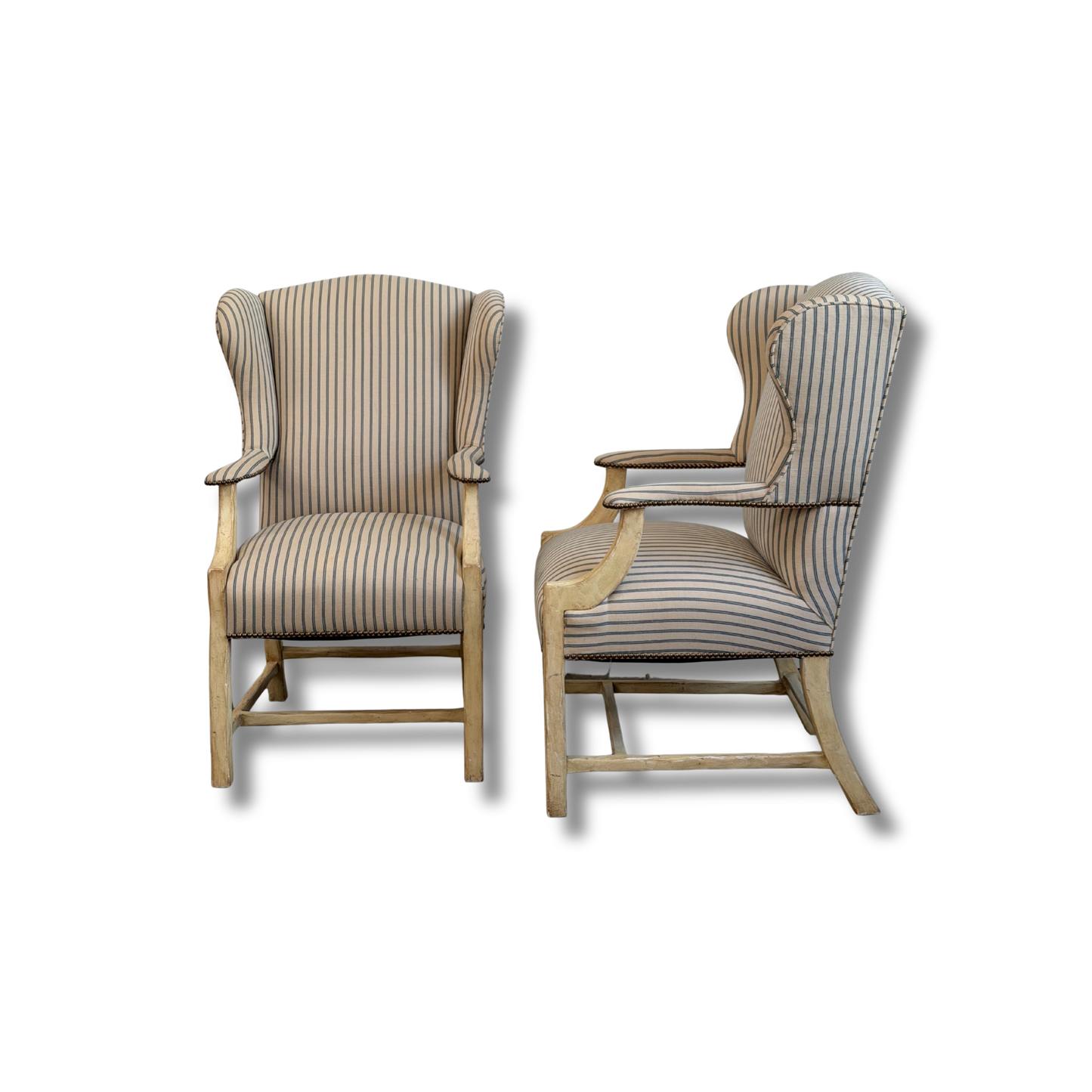 Pair of Vintage Wingback Chairs