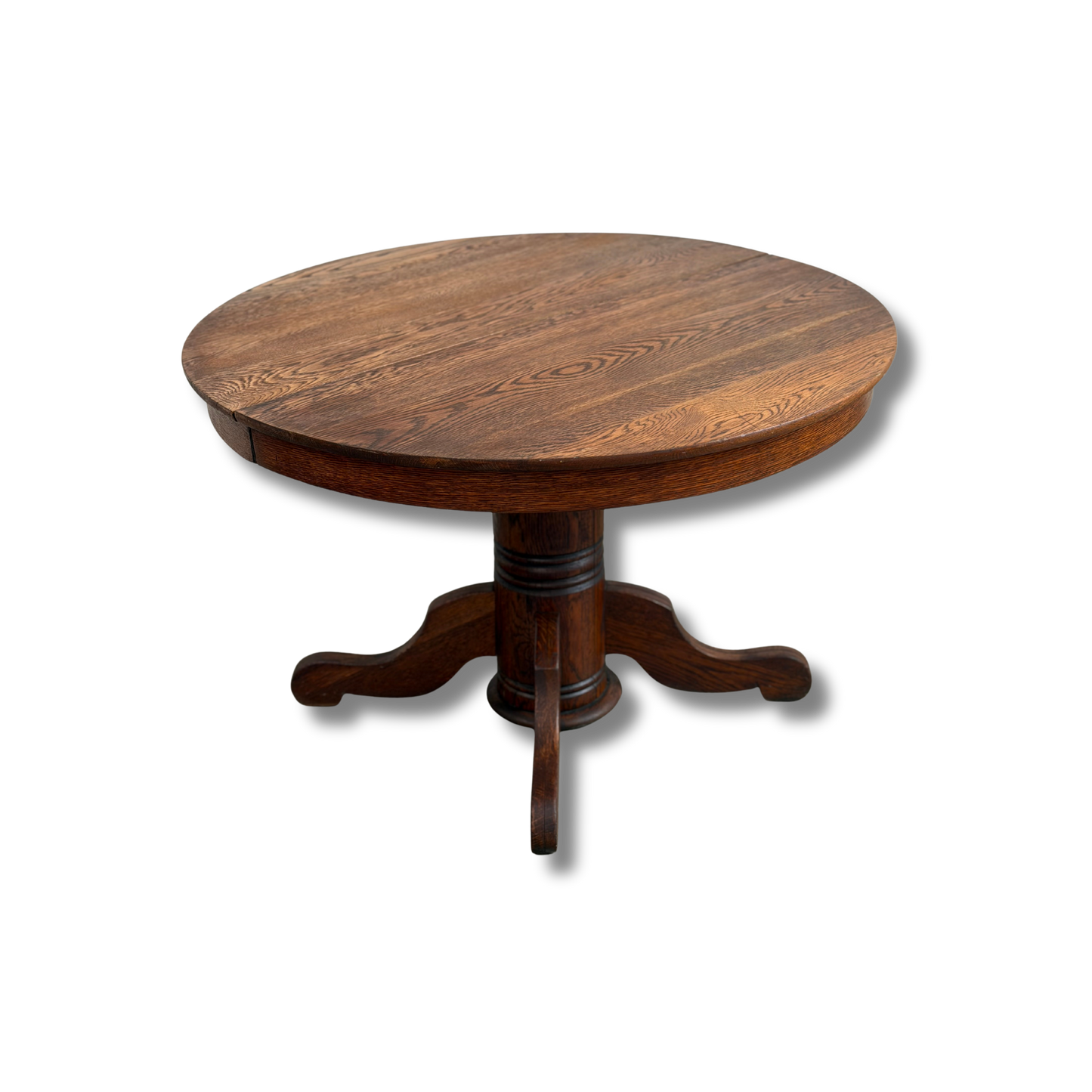 Antique Oak Pedestal Table