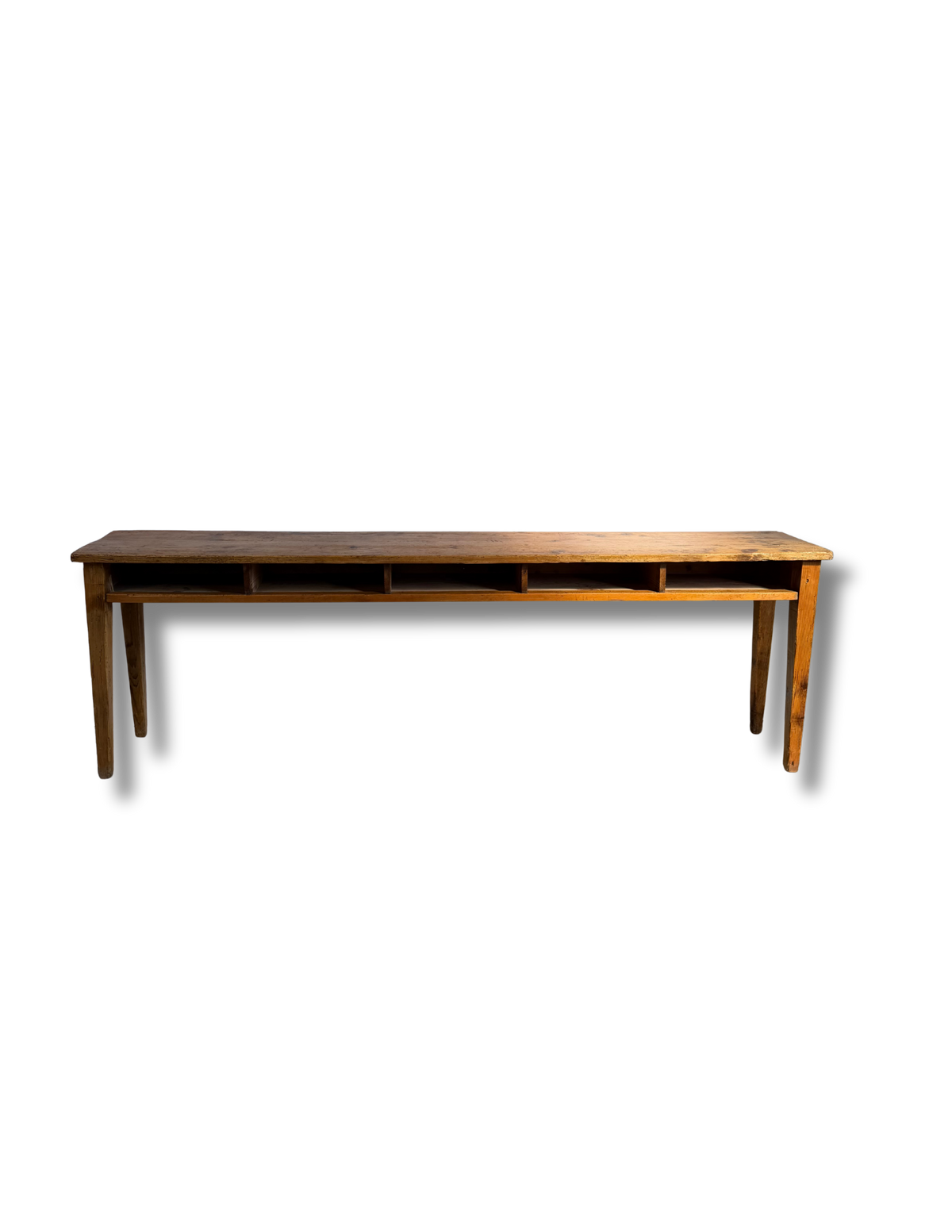 Long Antique Pine Console