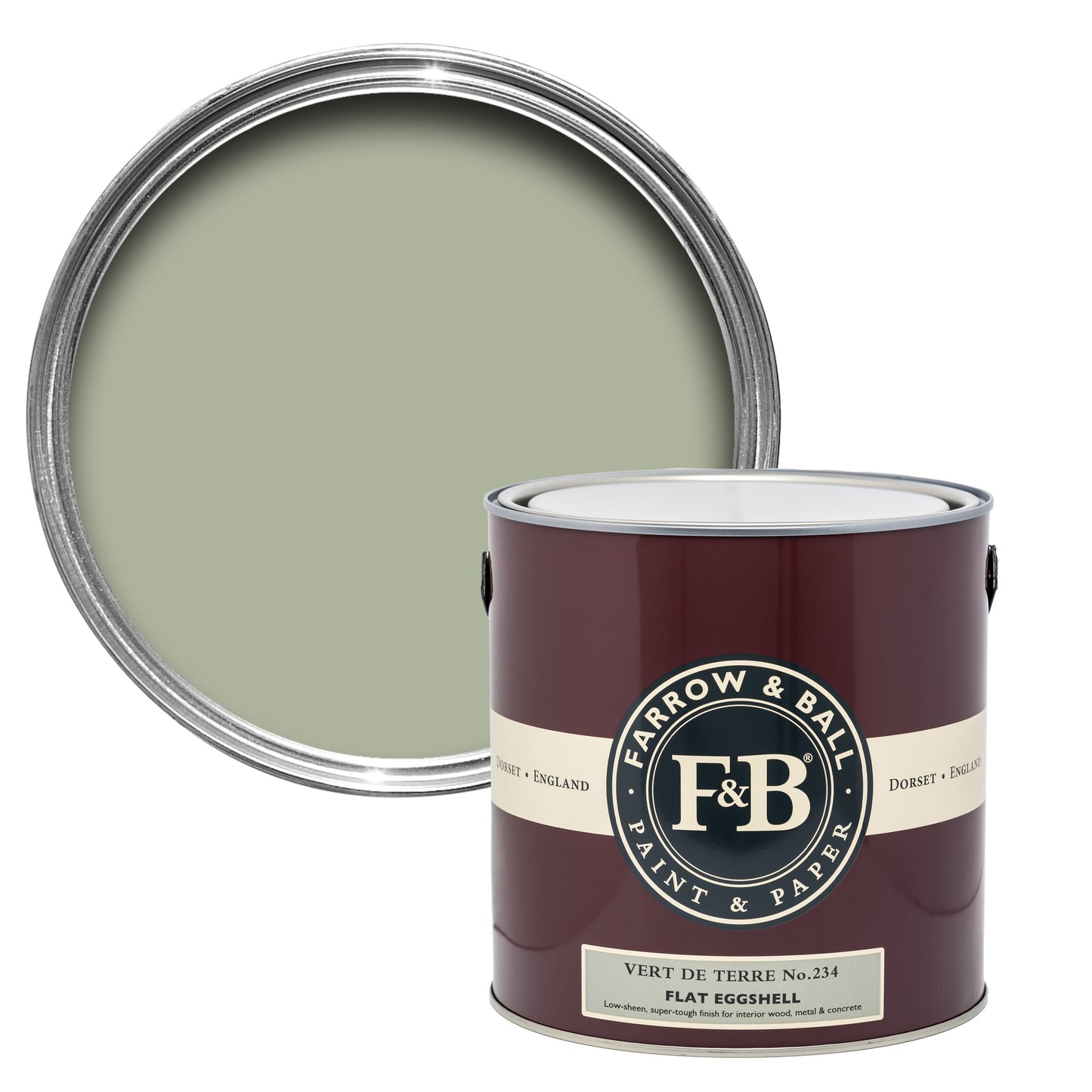 Farrow & Ball Vert de Terre No. 234 Green paint lifestyle image by Farrow & Ball