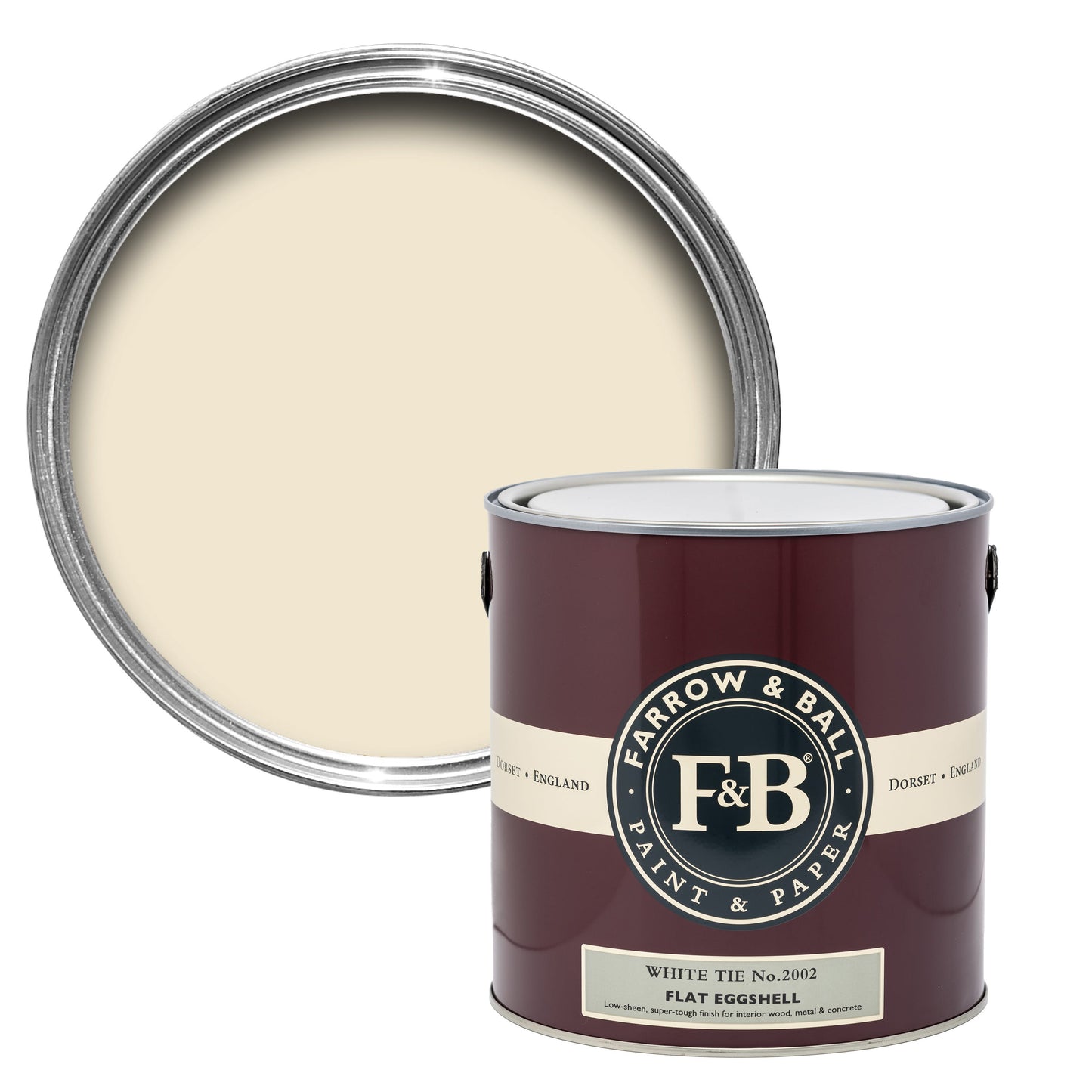Farrow & Ball White Tie No. 2002 White paint lifestyle image by Farrow & Ball