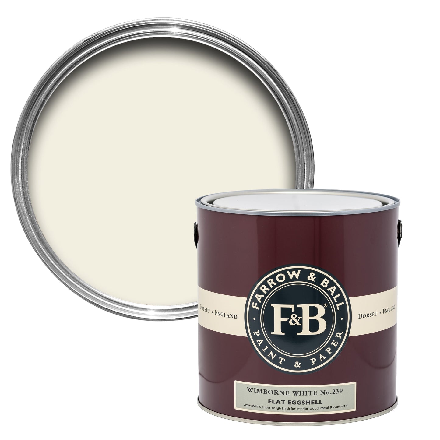 Farrow & Ball Wimborne White No. 239 White paint lifestyle image by Farrow & Ball