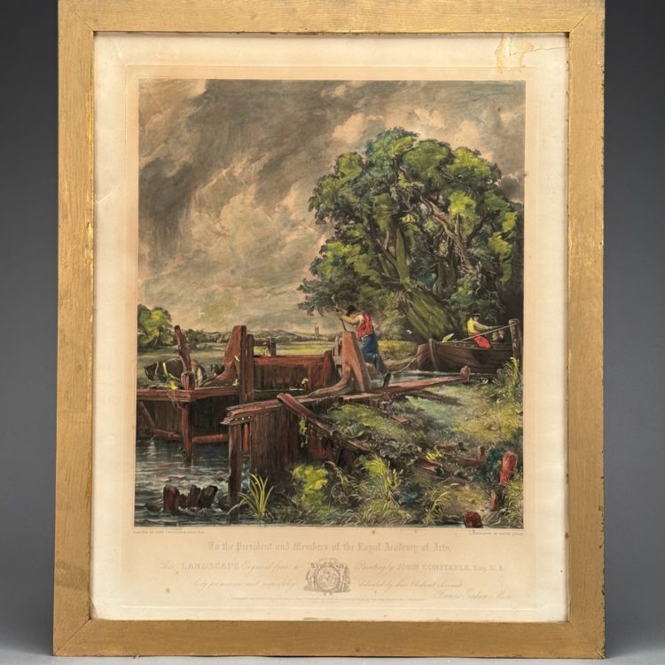 David Lucas, Navigating The Locke, Engraving