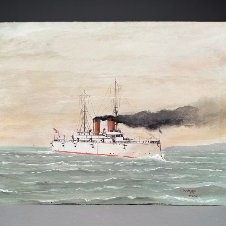 Joseph B. Wells, "Olympia", Watercolor