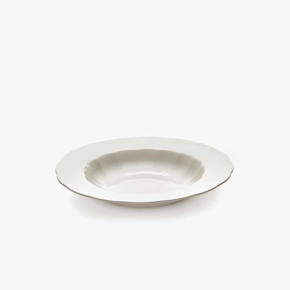 HIGH PLATE L WHITE SILHOUETTE