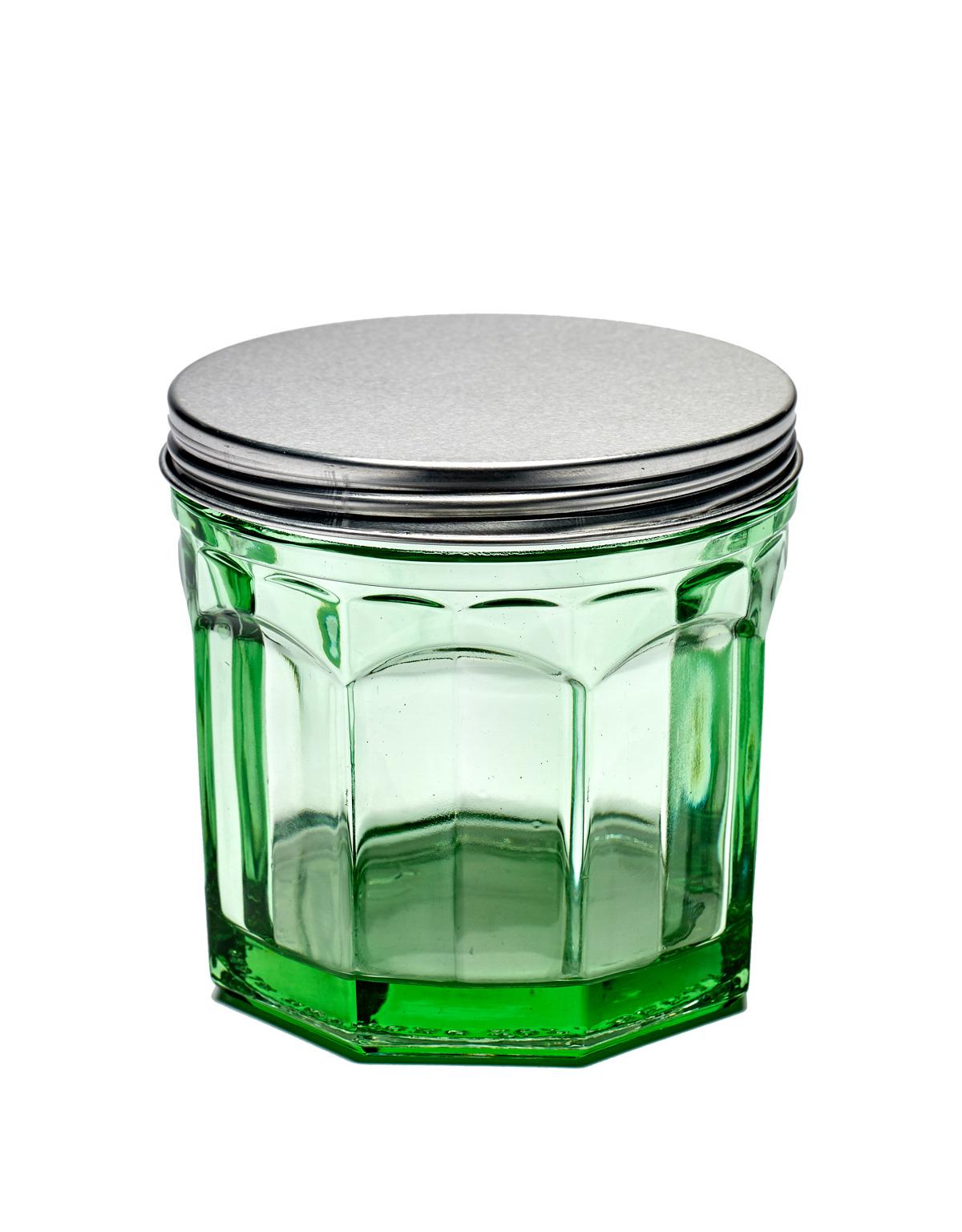 Jar With Lid S Green Fish & Fish